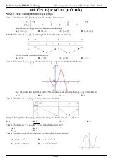 Đề cương ôn tập HK1 Toán 12 năm 2025 – 2026 trường THPT Linh Trung – TP HCM